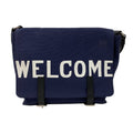 Loewe Messenger Military Canvas Shoulder Bag Navy