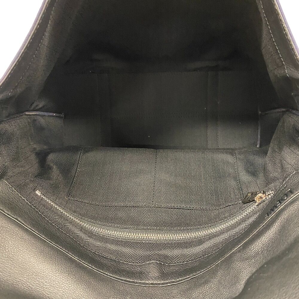 Loewe Messenger Military Canvas Shoulder Bag Navy — view 6