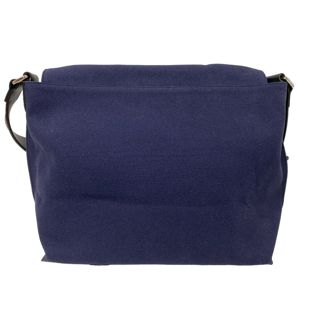 Loewe Messenger Military Canvas Shoulder Bag Navy — view 2