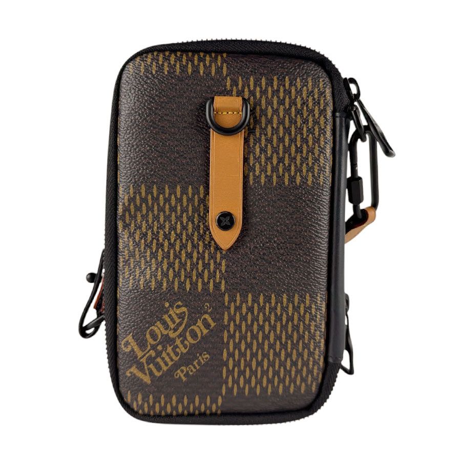 Louis Vuitton Shoulder Bag Damier Giant Double Phone Pouch — view 3