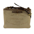 Prada Shoulder Bag Logo Jacquard