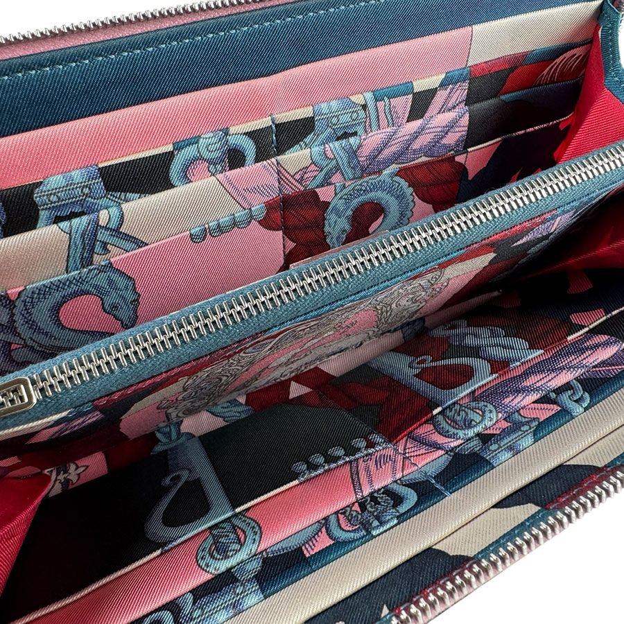Hermes Zip Around Wallet Azap Long Silk — view 5