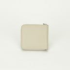 Hermes Zip Wallet Bifold Mini Color Cles Craie White Silver — view 2