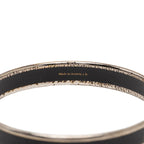Hermes Enamel PM Cloisonne Bangle Black Silver Plated 1- Bracelet — view 5