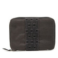 Hermes Her Line Purse PM Bifold Wallet Gray Polyester Polyamide
