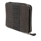 Hermes Her Line Purse PM Bifold Wallet Gray Polyester Polyamide — view 2