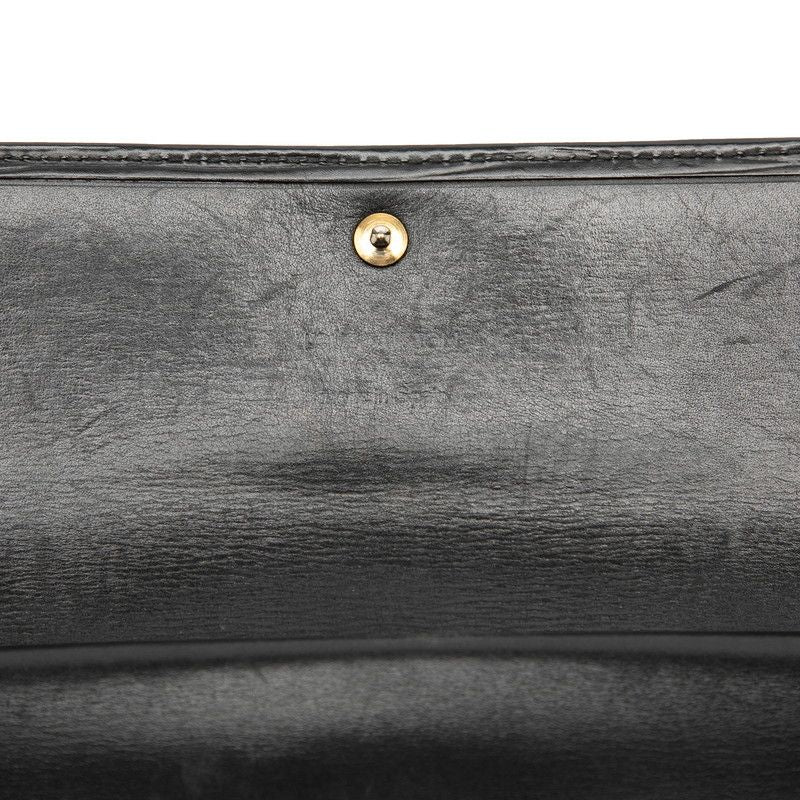 Louis Vuitton Epi Porte Tresor International Wallet Noir Black Leather — view 4