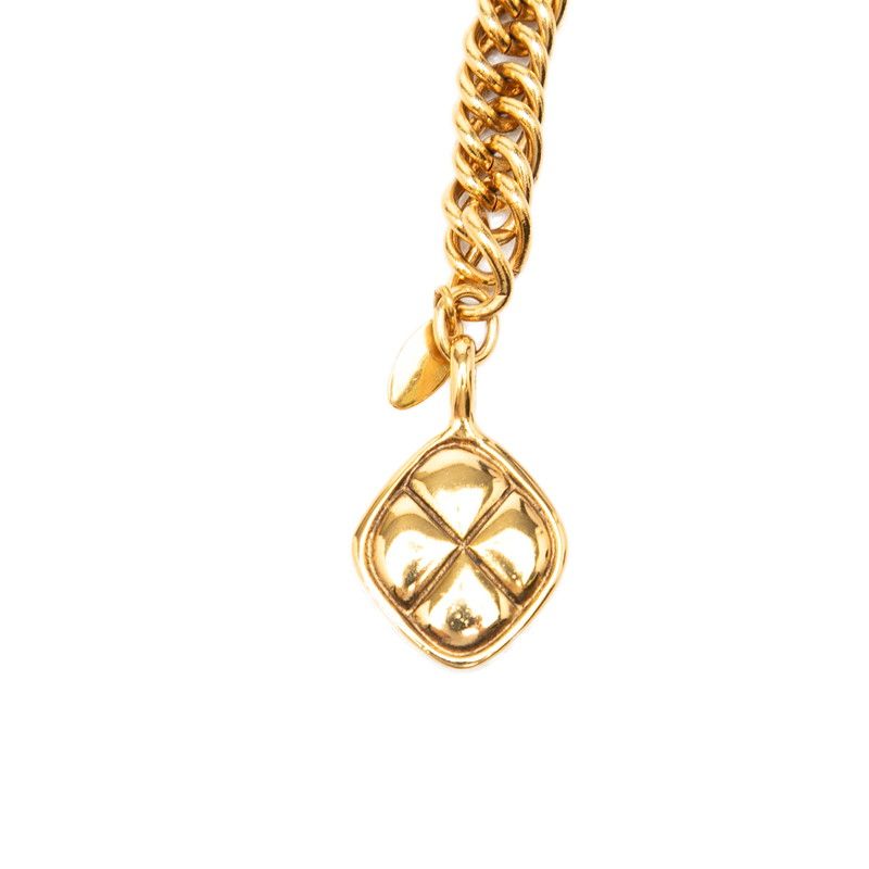 Chanel Vintage Quilted Belt Gold Plated — view 2
