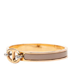 Hermes Mini Click Chaine D'ancre Bracelet Gold Beige Plated — view 2
