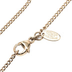 Chanel CC Logo Arrow Motif Necklace Gold Beige Plated — view 5