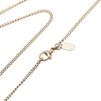 Chanel CC Logo Arrow Motif Necklace Gold Beige Plated — view 4