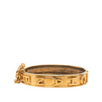 Chanel Vintage Logo Bangle Gold Plated 1- Bracelet — view 3