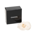 Chanel Camellia Brooch Corsage Ivory Fabric — view 4