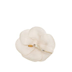 Chanel Camellia Brooch Corsage Ivory Fabric — view 2