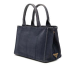 Prada Canapa Mini 2-Way Shoulder Bag Pink Canvas — view 2
