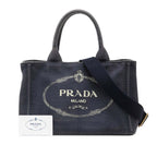 Prada Canapa Mini 2-Way Shoulder Bag Pink Canvas — view 6