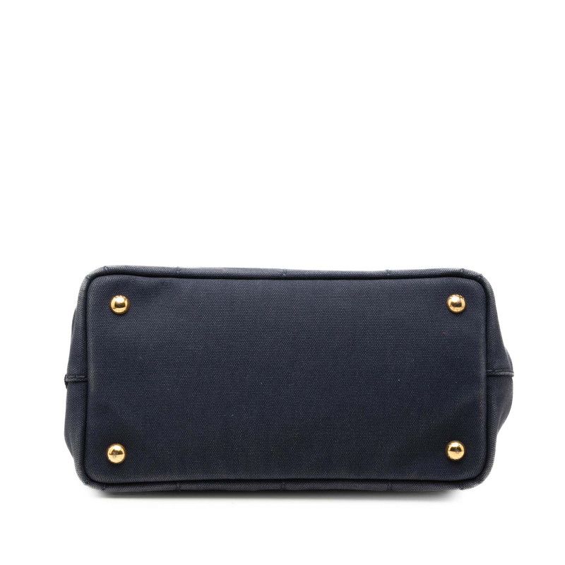 Prada Canapa Mini 2-Way Shoulder Bag Pink Canvas — view 3