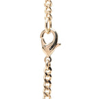 Chanel CC Logo Flower Motif Chain Pendant 23 Gold Plated Rhinestone — view 3
