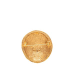 Chanel CC Logo Round Brooch Gold Plated — view 2