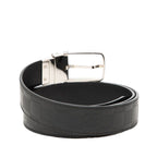 Louis Vuitton Damier Infini Boston Belt Plain Black Leather — view 3