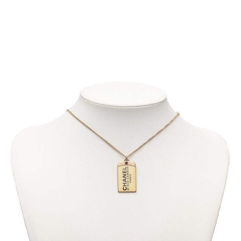 Chanel CC Logo 31 Rue Cambon Chain Pendant 07 Gold Plated — view 6
