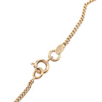 Chanel CC Logo Perfume Bottle Chain Pendant 04 Gold Plastic Plated — view 4