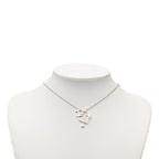 Dior I Love Heart Arrow Chain Pendant Silver Metal — view 6