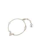 Louis Vuitton Bracelet Essential Chain Silver Metal
