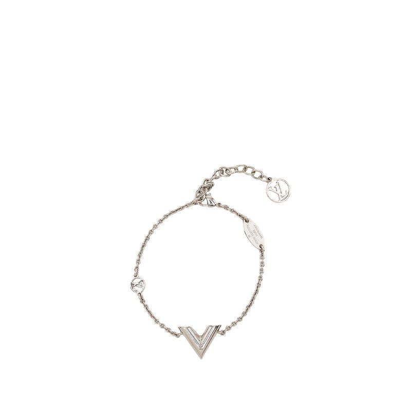 Louis Vuitton Bracelet Essential Chain Silver Metal — view 2