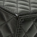 Chanel Quilted CC Logo Mini Drawstring Crossbody Chain Shoulder Bag Black — view 7