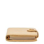 Chanel CC Logo Agenda Notebook Cover Beige Leather — view 3