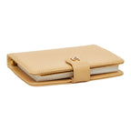 Chanel CC Logo Agenda Notebook Cover Beige Leather — view 4