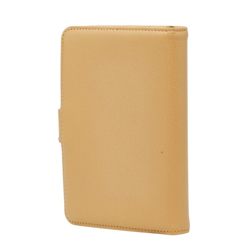Chanel CC Logo Agenda Notebook Cover Beige Leather — view 2