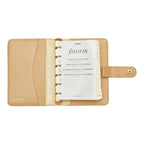Chanel CC Logo Agenda Notebook Cover Beige Leather — view 6