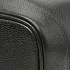 Chanel CC Logo Vanity Bag Handbag Black Caviar Leather — view 4