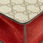Gucci GG Supreme Dionysus Chain Shoulder Bag Beige Red Suede — view 7