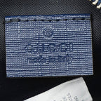 Gucci GG Supreme Star Waist Bag Pouch Beige Navy Leather — view 7