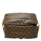 Louis Vuitton Monogram Saumur 35 Crossbody Shoulder Bag Brown Leather — view 3