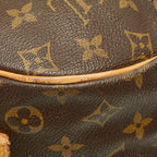 Louis Vuitton Monogram Saumur 35 Crossbody Shoulder Bag Brown Leather — view 7