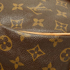 Louis Vuitton Monogram Saumur 35 Crossbody Shoulder Bag Brown Leather — view 4