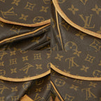 Louis Vuitton Monogram Saumur 35 Crossbody Shoulder Bag Brown Leather — view 8