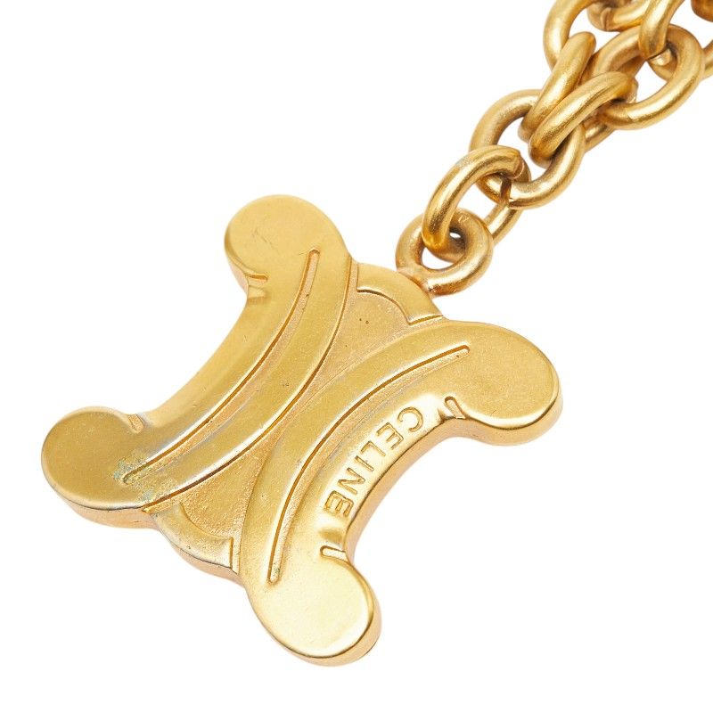 Celine Macadam Chain Pendant Gold Plated