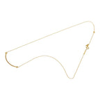 Tiffany & Co T Smile Small Chain Pendant 18k Yellow Gold — view 4