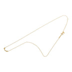 Tiffany & Co T Smile Mini Chain Pendant 18k Yellow Gold — view 4