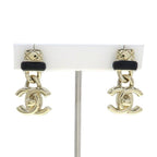 Chanel Earrings Black