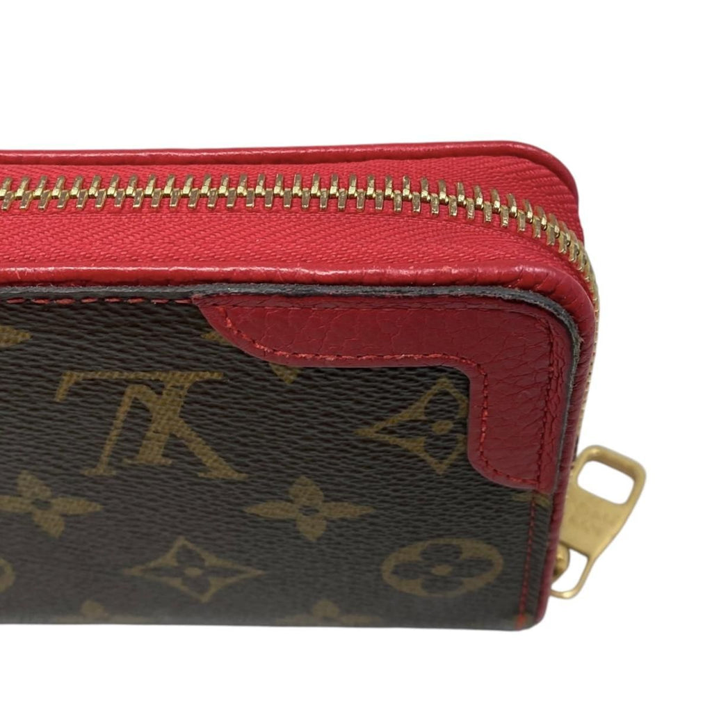 Louis Vuitton Wallet Zippy Retiro Monogram Cerise — view 8