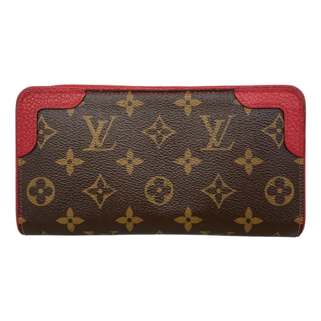 Louis Vuitton Wallet Zippy Retiro Monogram Cerise