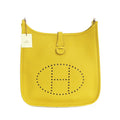 Hermes Evelyne 3 PM 29 Soleil Taurillon Clemence Silver Construction Shoulder