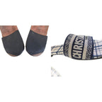 Dior Dway Slide Sandals Logo Plaid Slippers — view 9