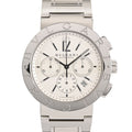 Bvlgari Watch Chronograph Silver